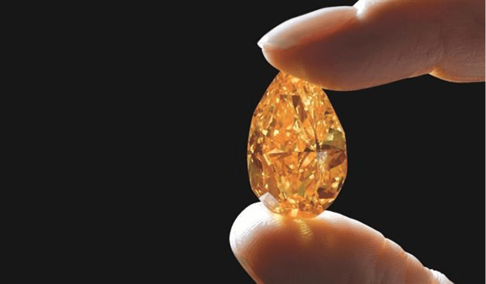 بزرگترین الماس نارنجی در جهان
